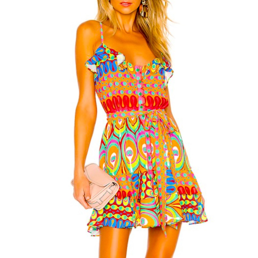 ALEXIS Sirscha Mini Dress In Gogo Multi